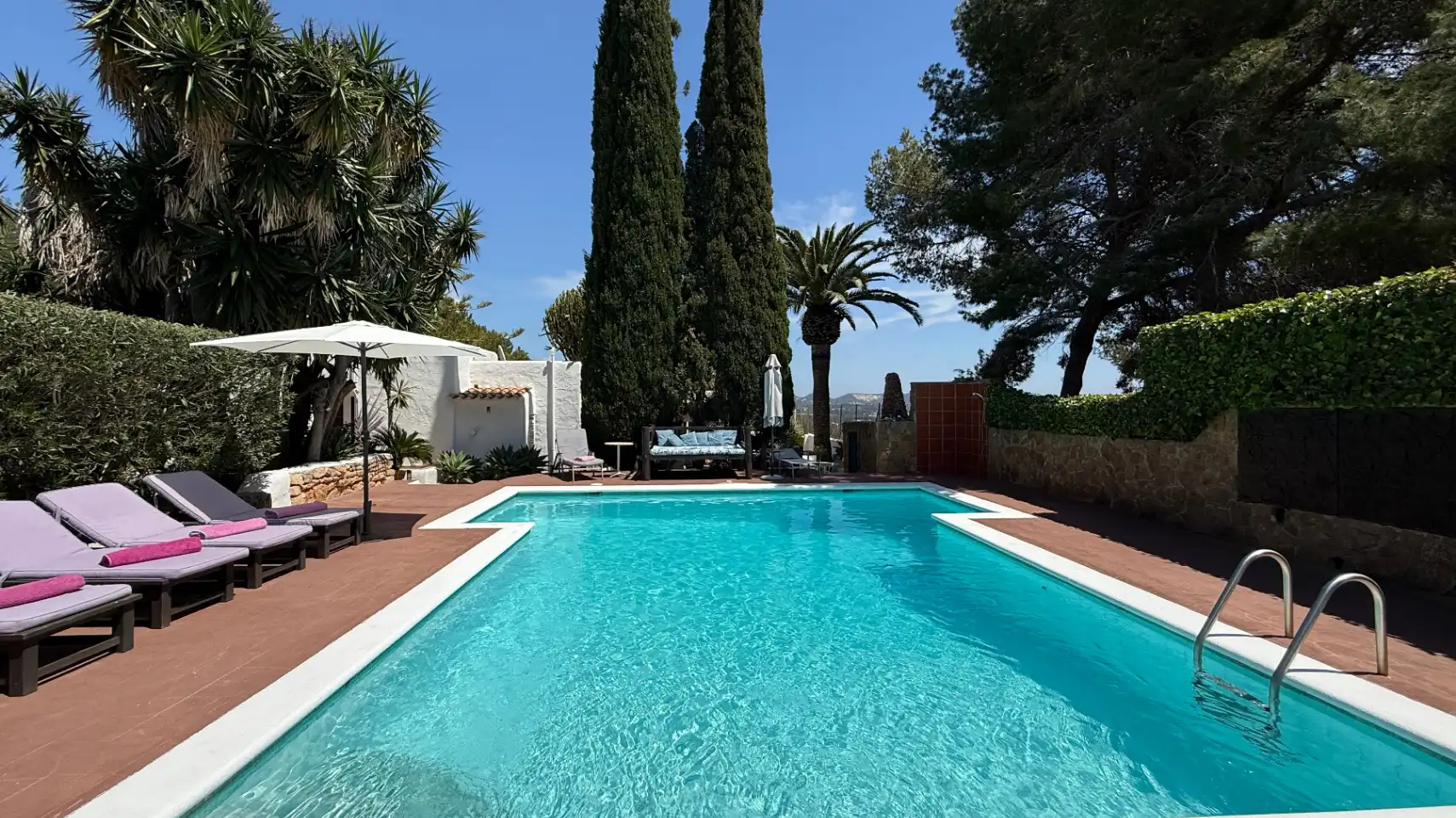 Swimming pool of Houses for sale in Sant Antoni de Portmany  with Air Conditioner, Heating and Private garden