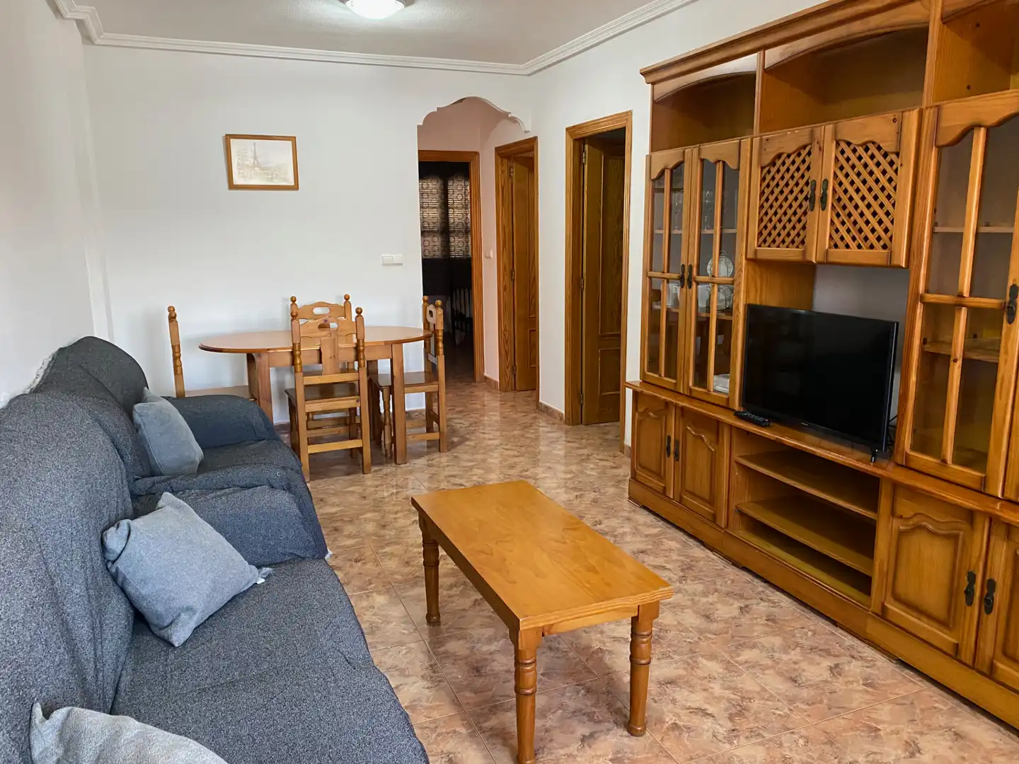 Living room of Flat for rent in Los Alcázares  with Air Conditioner, Heating and Furnished