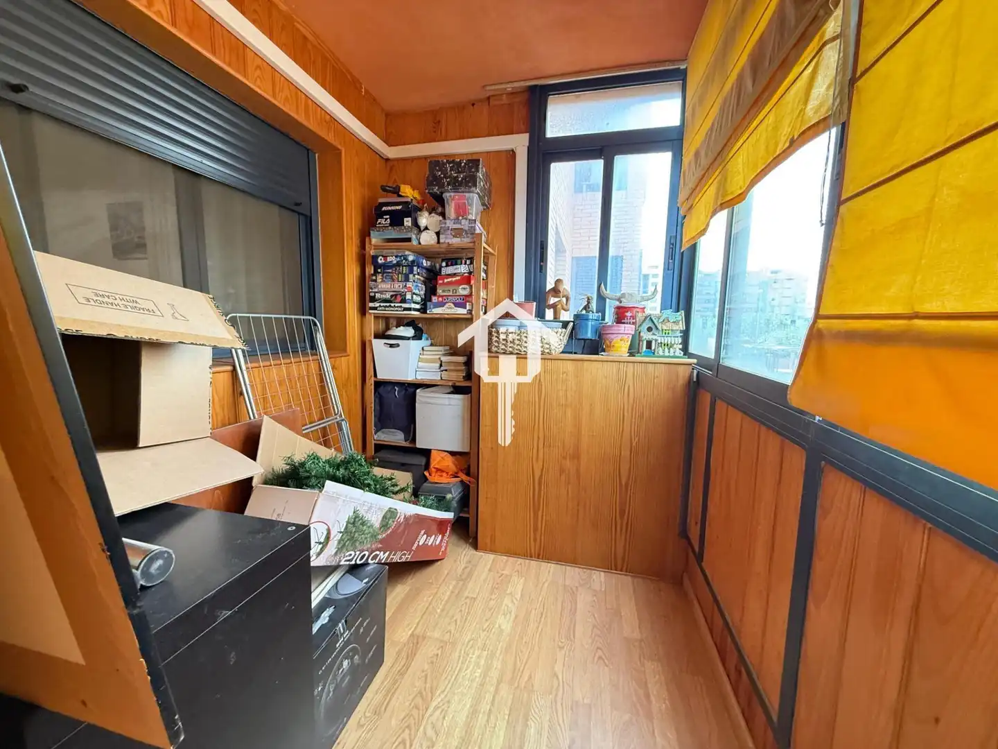 Balcony of Flat for sale in San Vicente del Raspeig / Sant Vicent del Raspeig  with Air Conditioner, Private garden and Furnished