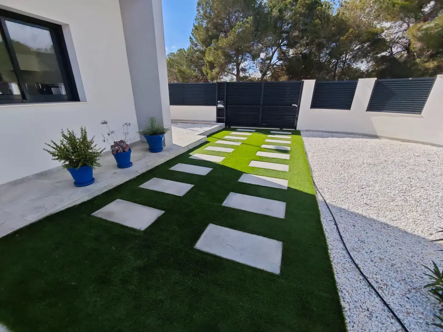 Jardín de Casa o chalet en venta en Pilar de la Horadada con Calefacción, Jardín privado y Terraza