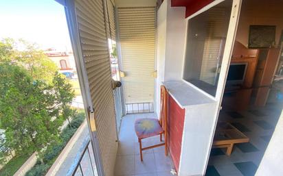 Balcony of Flat for sale in Dos Hermanas  with Air Conditioner, Furnished and Balcony