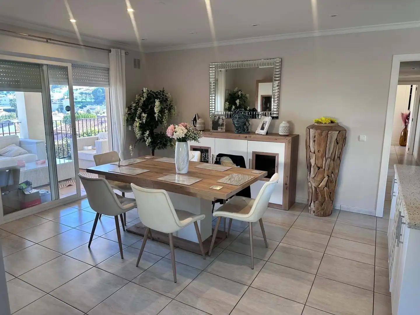 Dining room of Houses for sale in L'Alfàs del Pi  with Air Conditioner, Terrace and Storage room