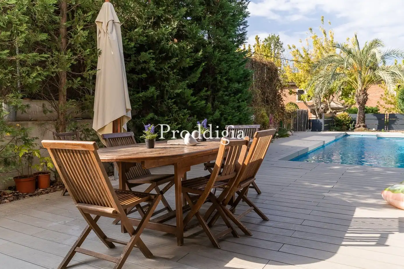 Terrace of Houses for sale in Sant Cugat del Vallès  with Air Conditioner, Heating and Storage room