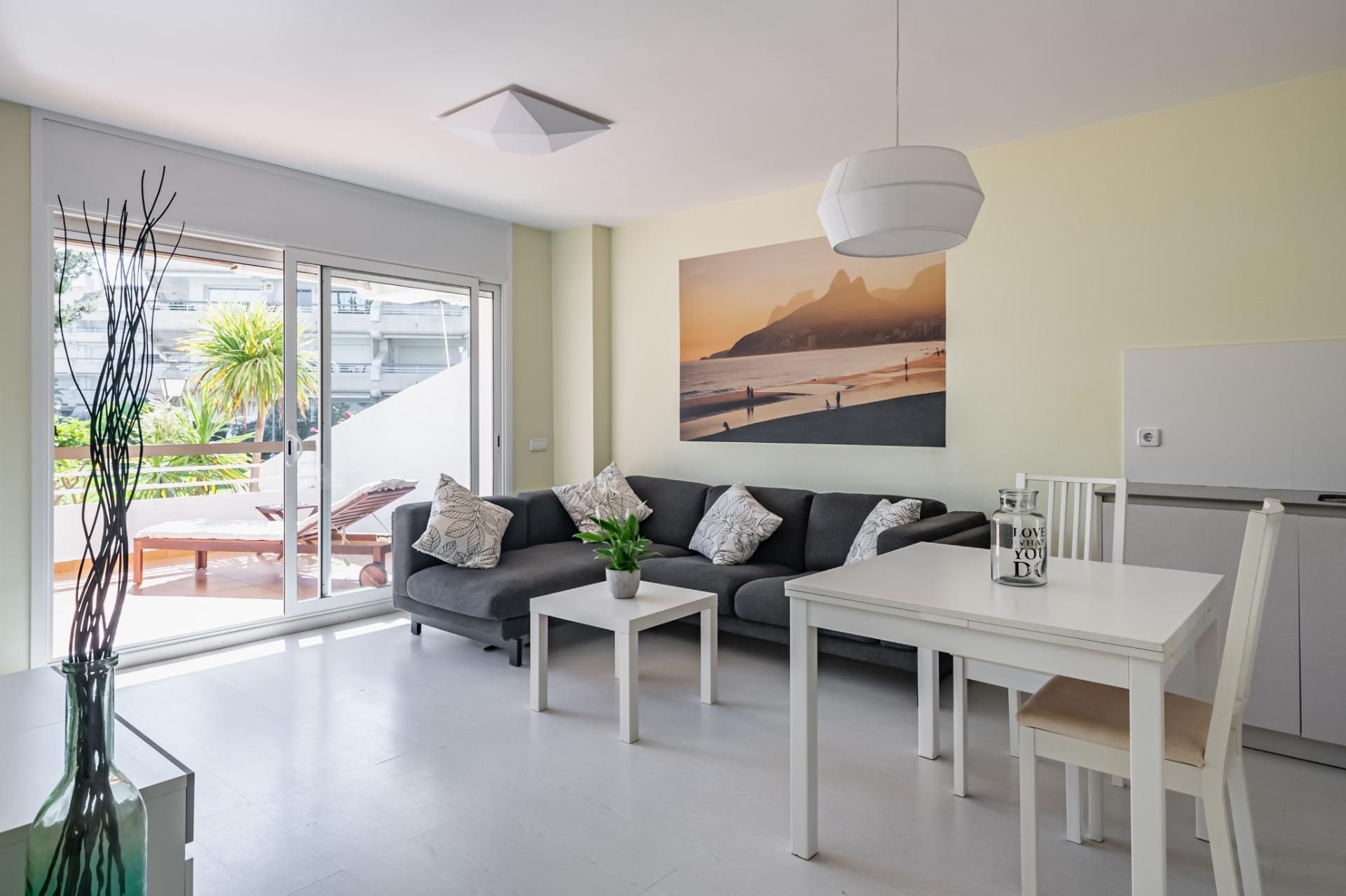 Living room of Loft for sale in Vilanova i la Geltrú  with Air Conditioner, Terrace and Storage room