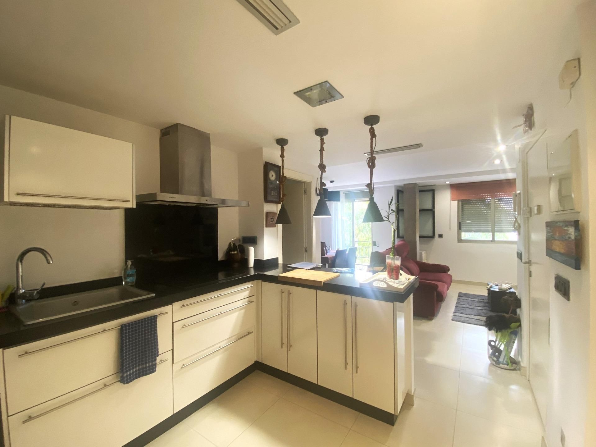 Kitchen of Apartment to rent in Albuixech  with Air Conditioner and Balcony