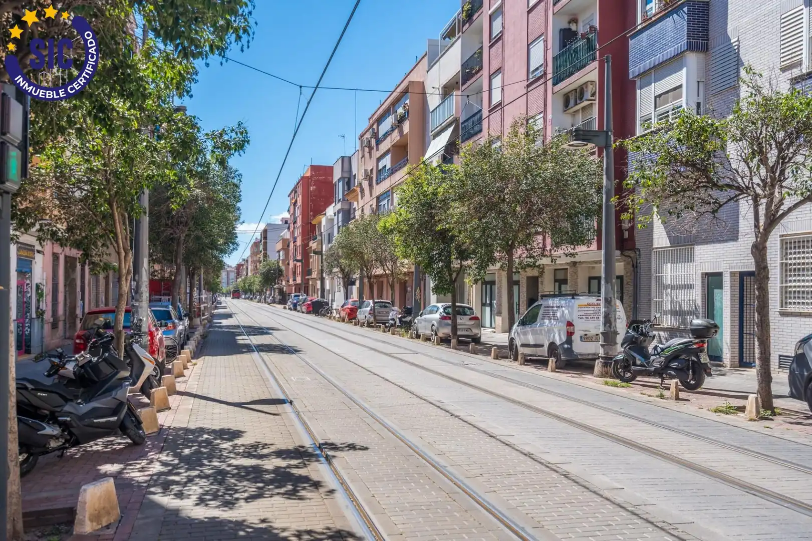 Außenansicht von Wohnung zum Verkauf in Valencia mit Klimaanlage, Heizung und Terrasse