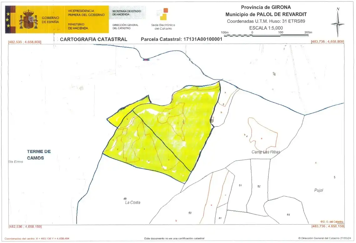 Terreno en venta en Palol de Revardit