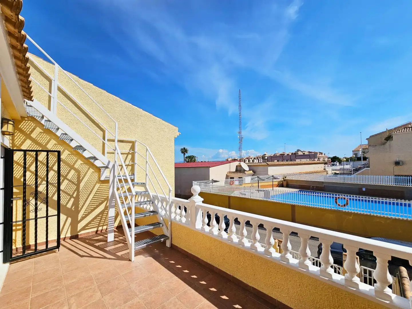 Terraza de Apartamento en venta en Santa Pola con Piscina comunitaria