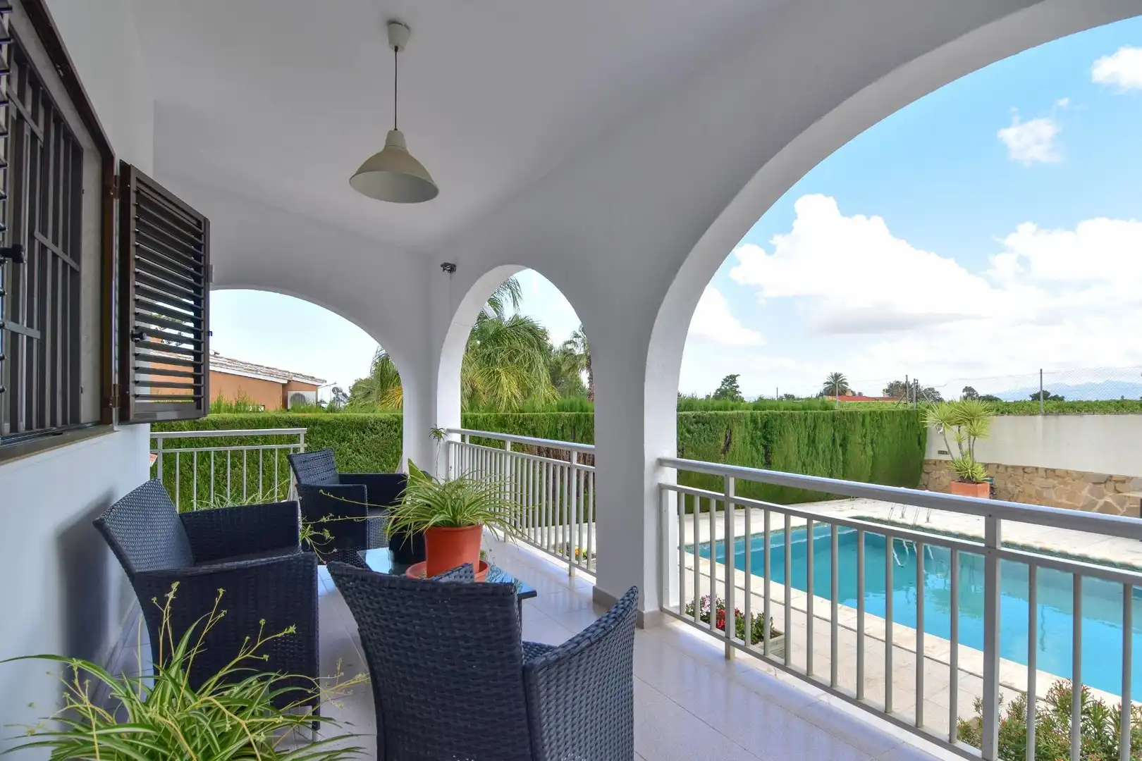 Terraza de Casa o chalet en venta en Benifaió con Aire acondicionado, Jardín privado y Terraza