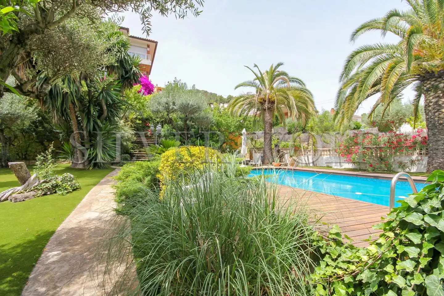 Jardín de Casa o chalet en venta en Vallirana con Calefacción, Jardín privado y Terraza