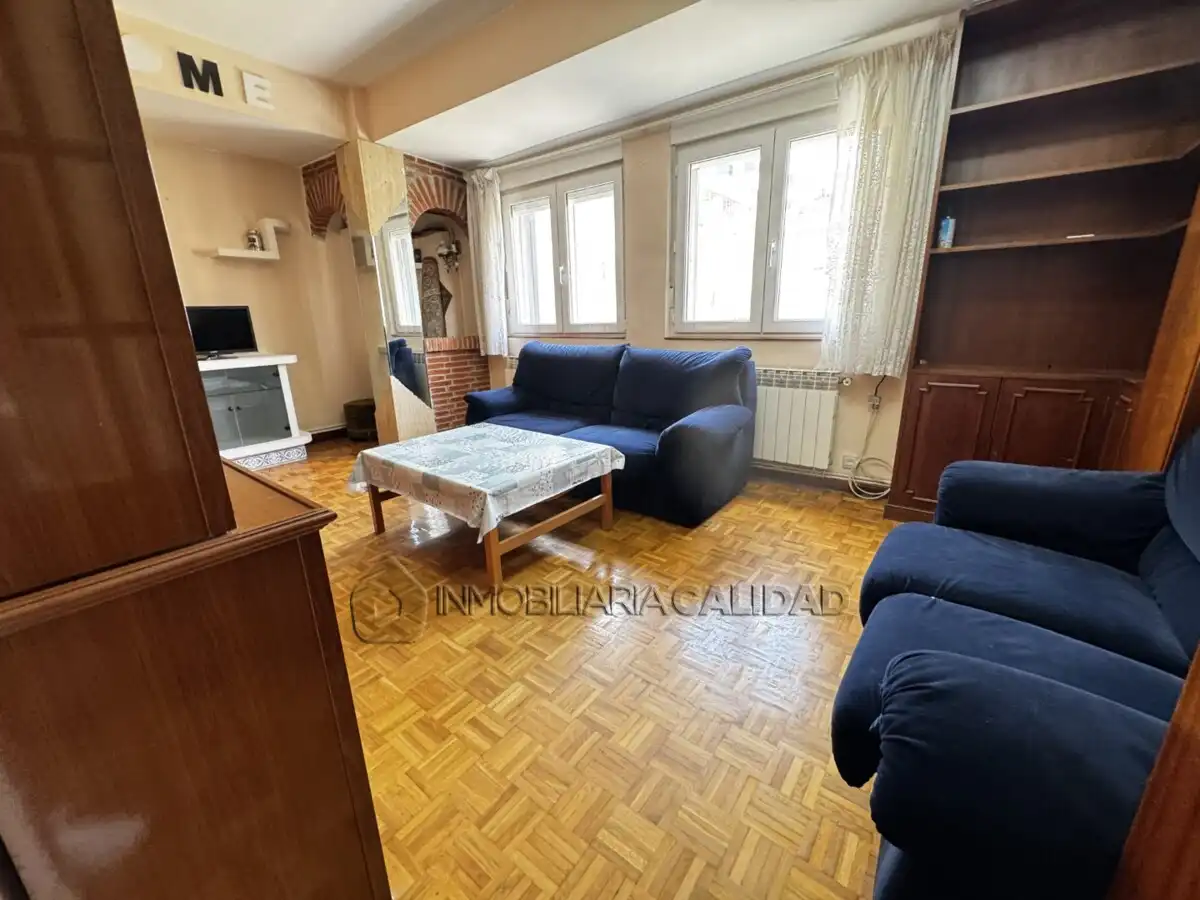 Living room of Flat for rent in Burgos  with Heating, Terrace and Furnished