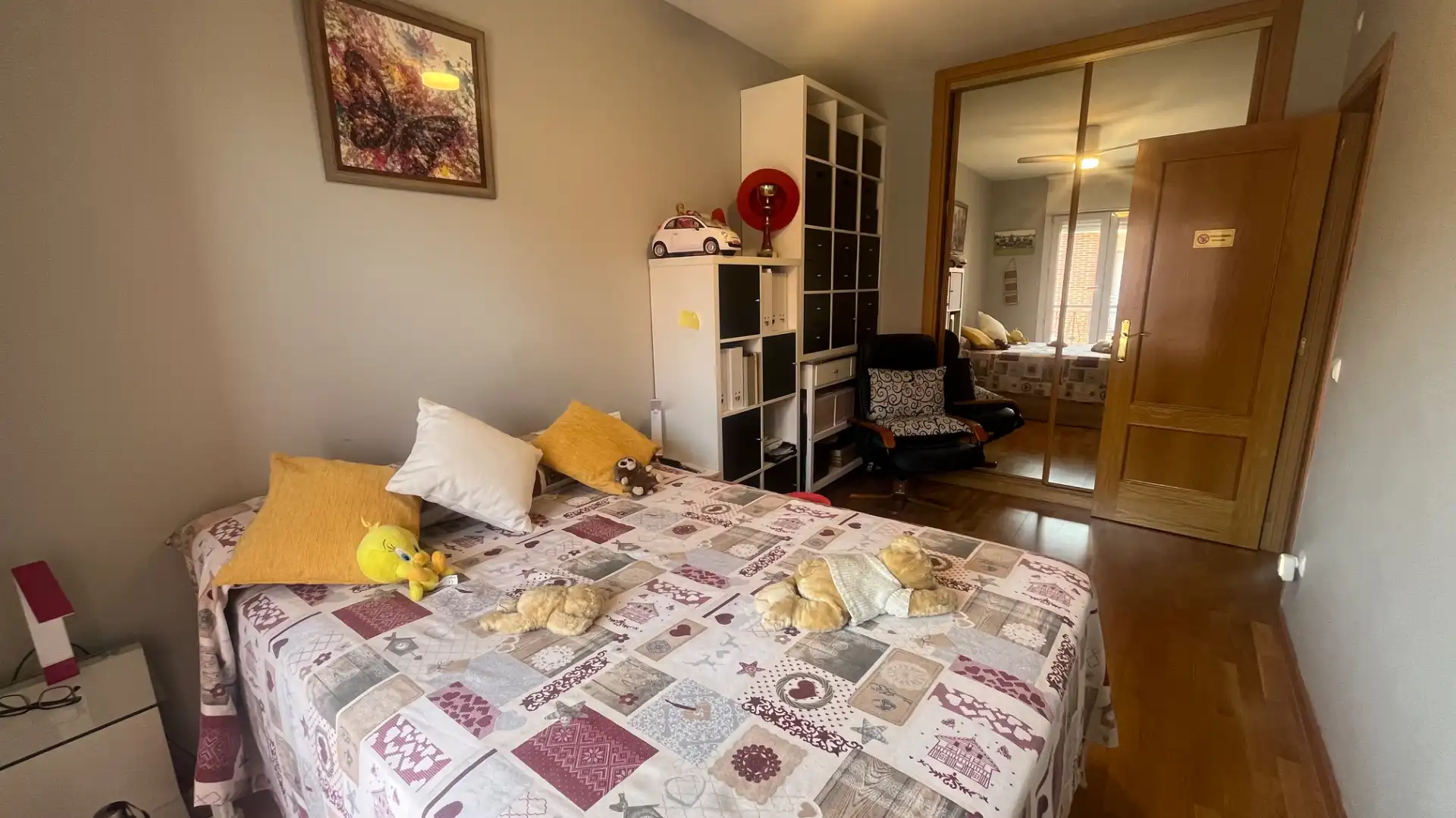 Schlafzimmer von Einfamilien-Reihenhaus zum Verkauf in Mojados mit Heizung und Parkett