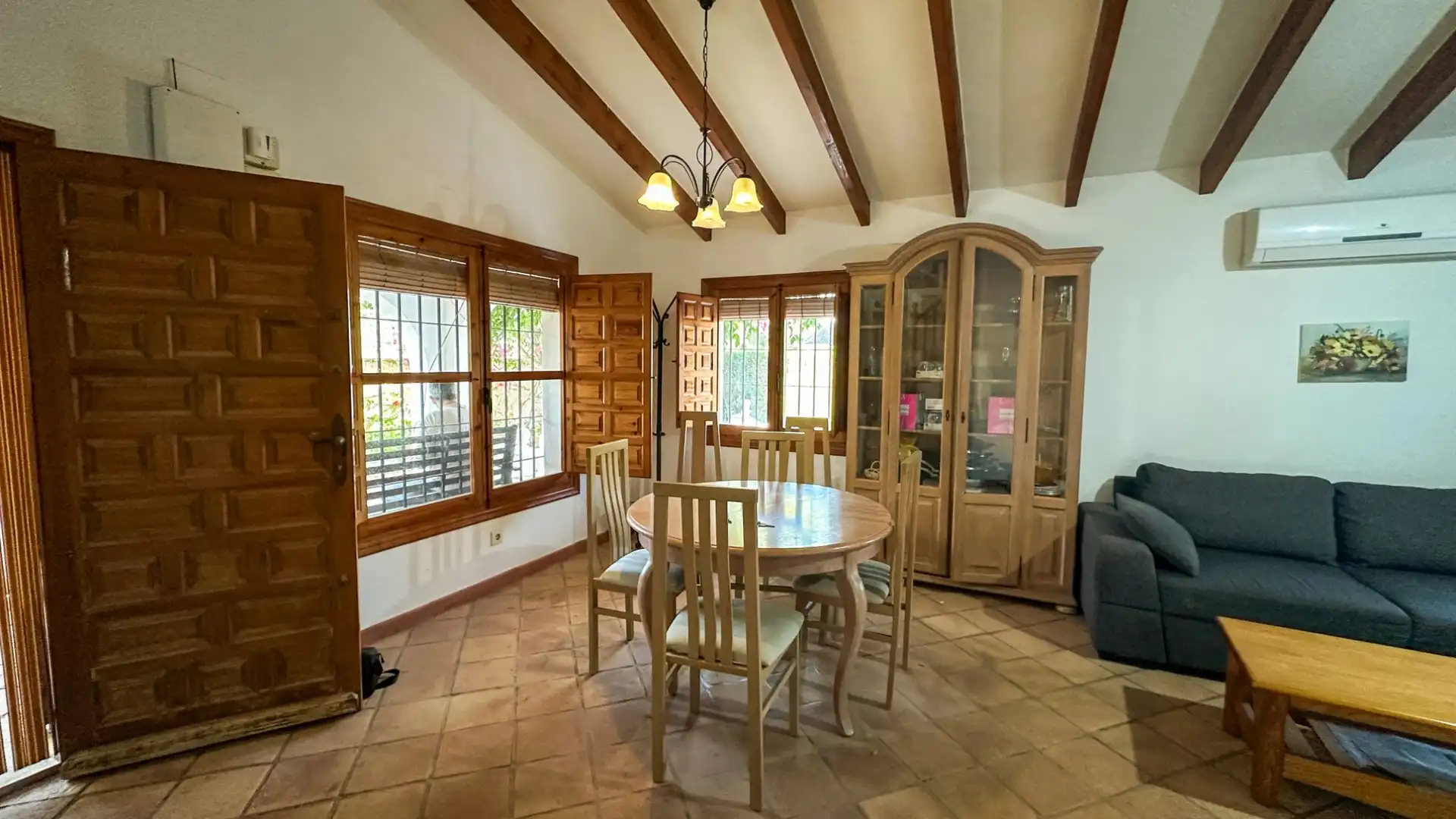 Dining room of Houses for sale in Orihuela  with Air Conditioner, Swimming Pool and Furnished