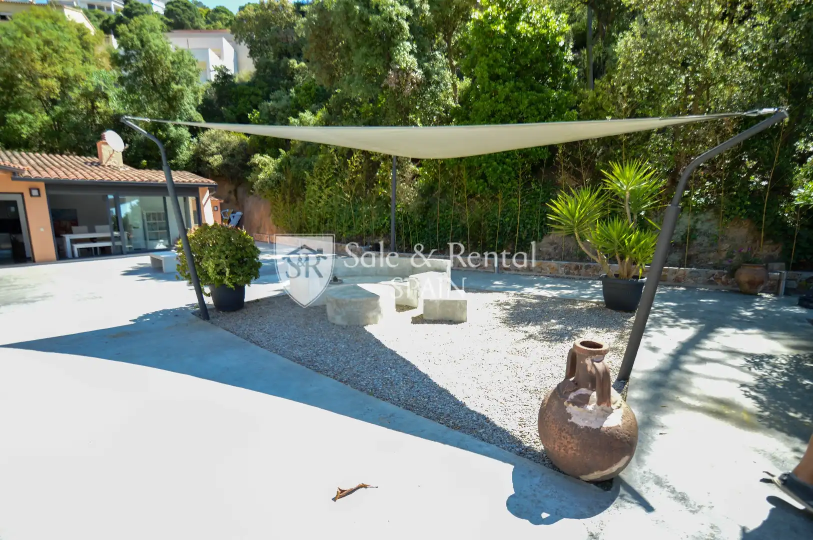 Terrassa de Casa o xalet en venda en Lloret de Mar amb Aire condicionat, Jardí privat i Terrassa