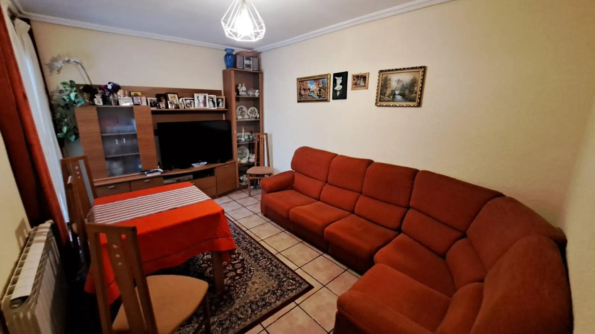 Living room of Flat for sale in  Zaragoza Capital  with Heating, Terrace and Storage room