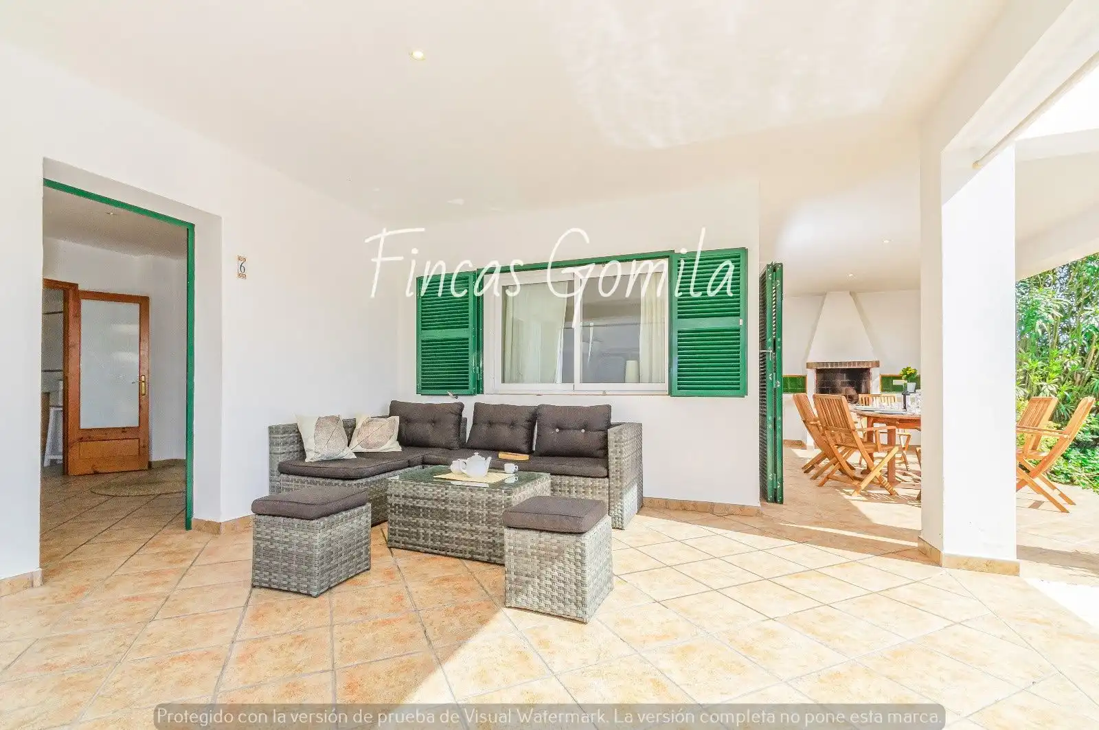 Living room of Houses for sale in Es Mercadal  with Private garden and Swimming Pool