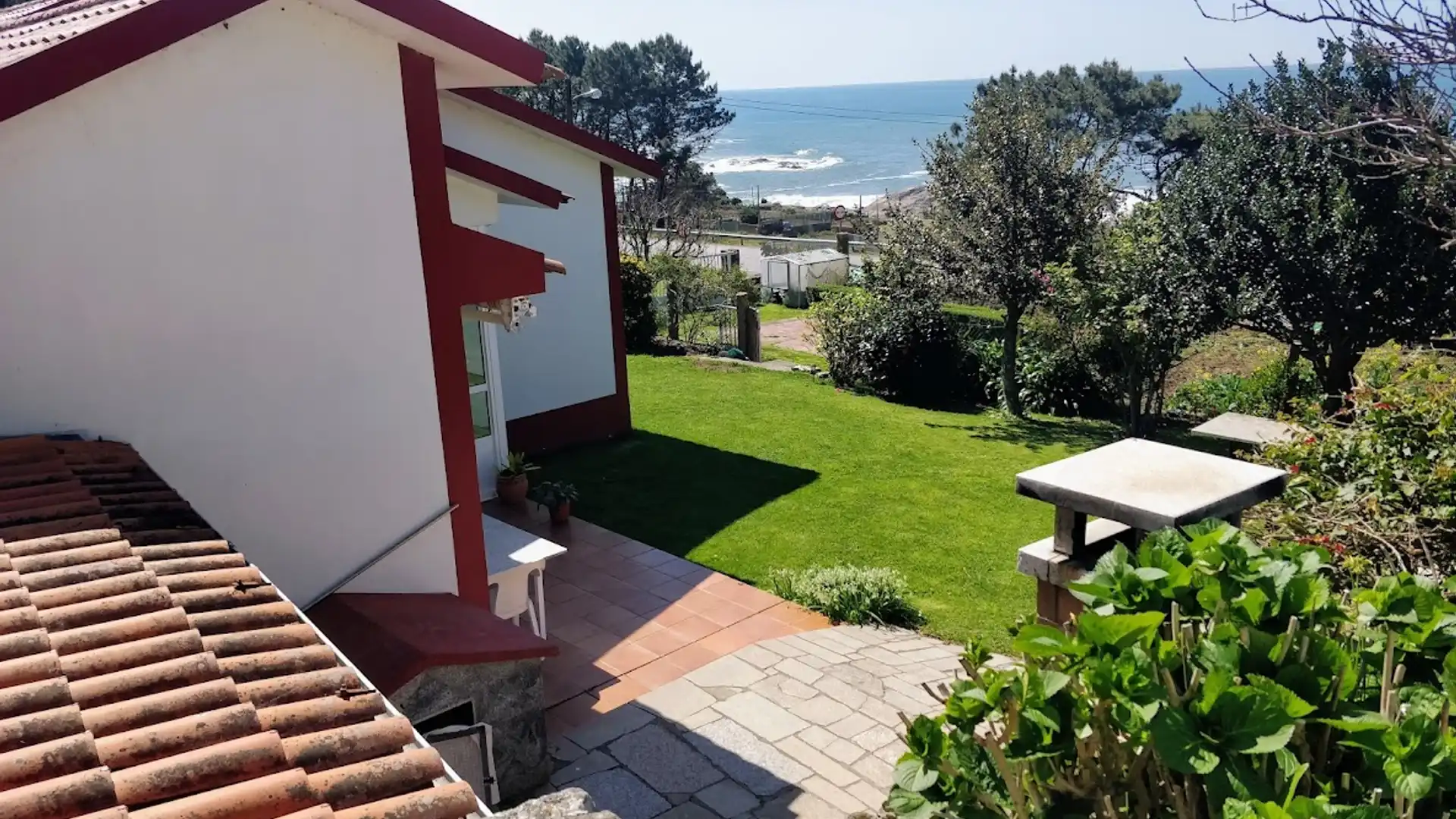 Jardín de Casa o chalet en venta en O Rosal   con Calefacción, Amueblado y Horno