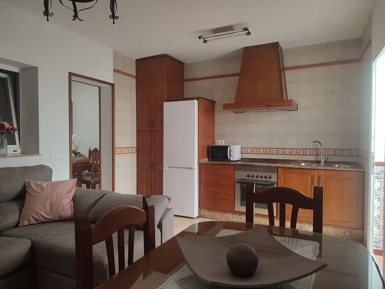 Cuina de Casa o xalet de lloguer en Conil de la Frontera amb Aire condicionat, Calefacció i Terrassa