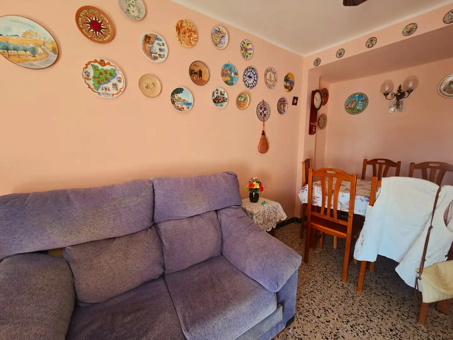 Living room of Flat for sale in Cambrils  with Air Conditioner, Furnished and Oven