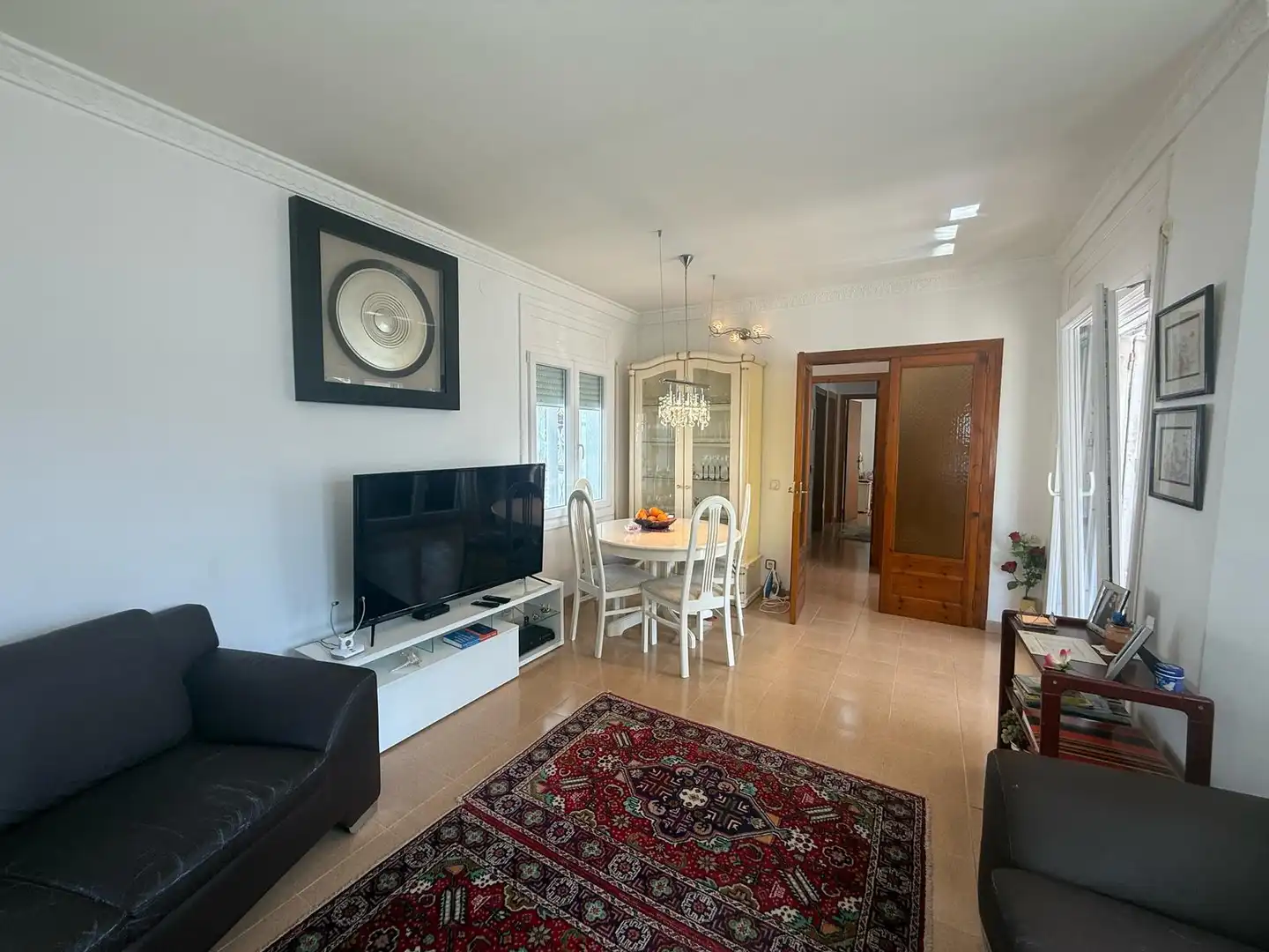 Sala de estar de Casa o chalet en venta en Mont-roig del Camp con Jardín privado y Terraza
