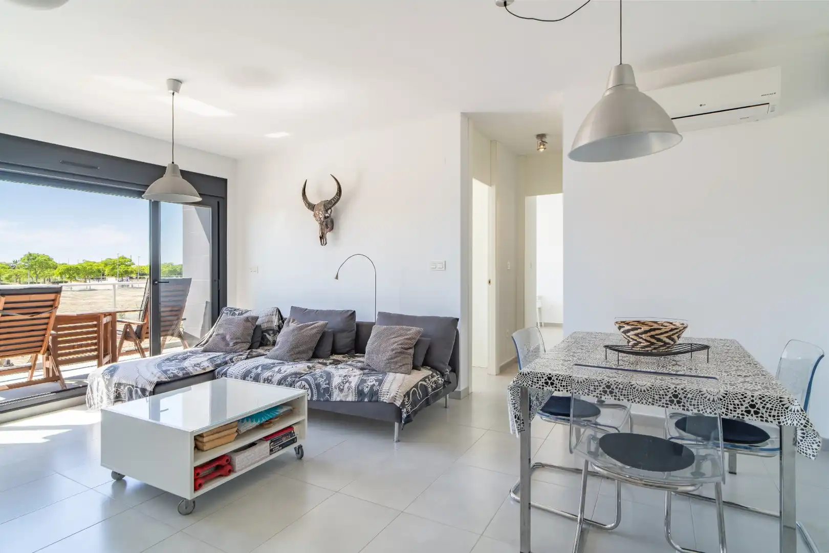 Sala d'estar de Àtic en venda en Pilar de la Horadada amb Aire condicionat, Calefacció i Terrassa