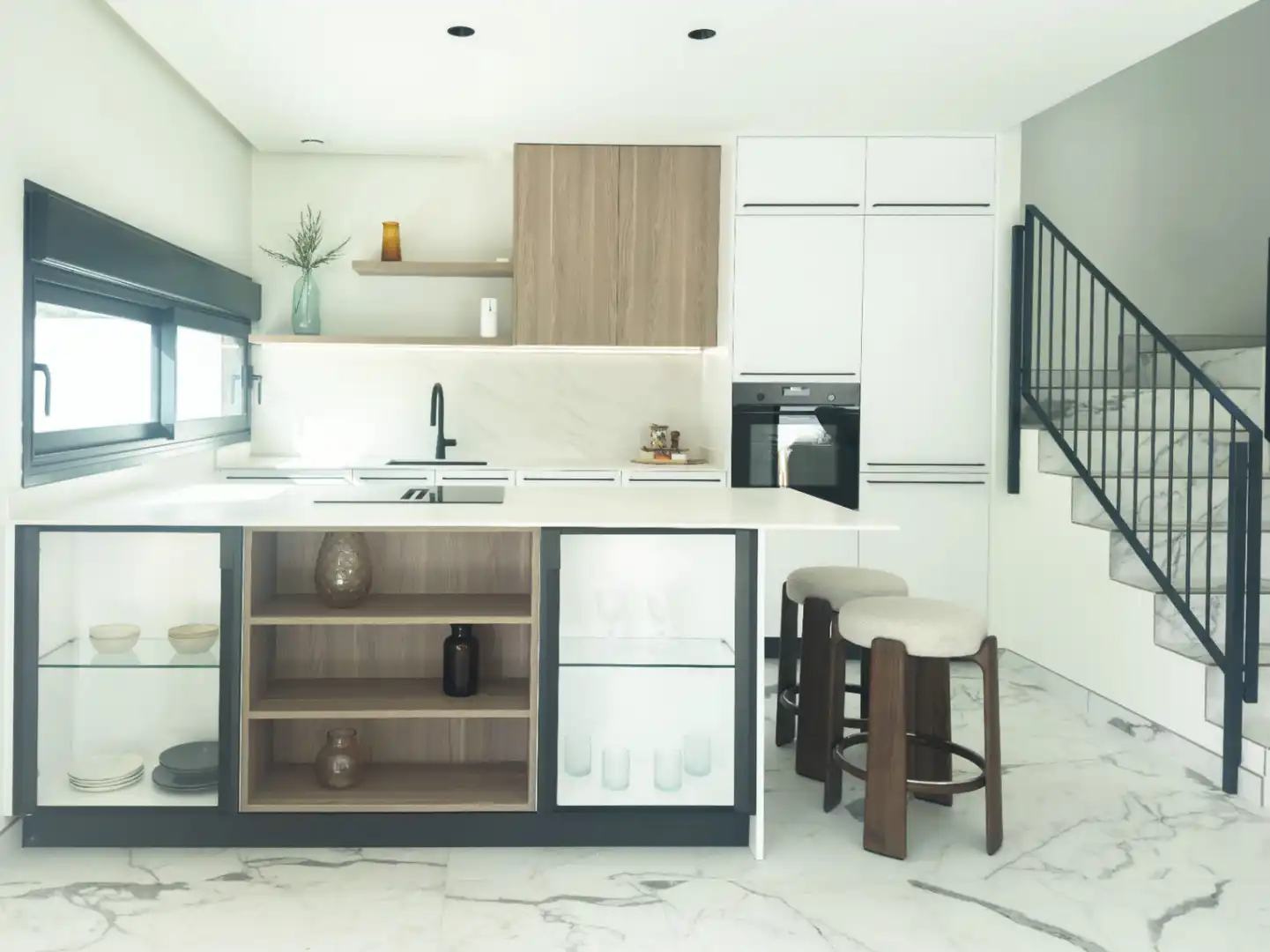 Kitchen of Houses for sale in Dénia  with Air Conditioner, Heating and Private garden