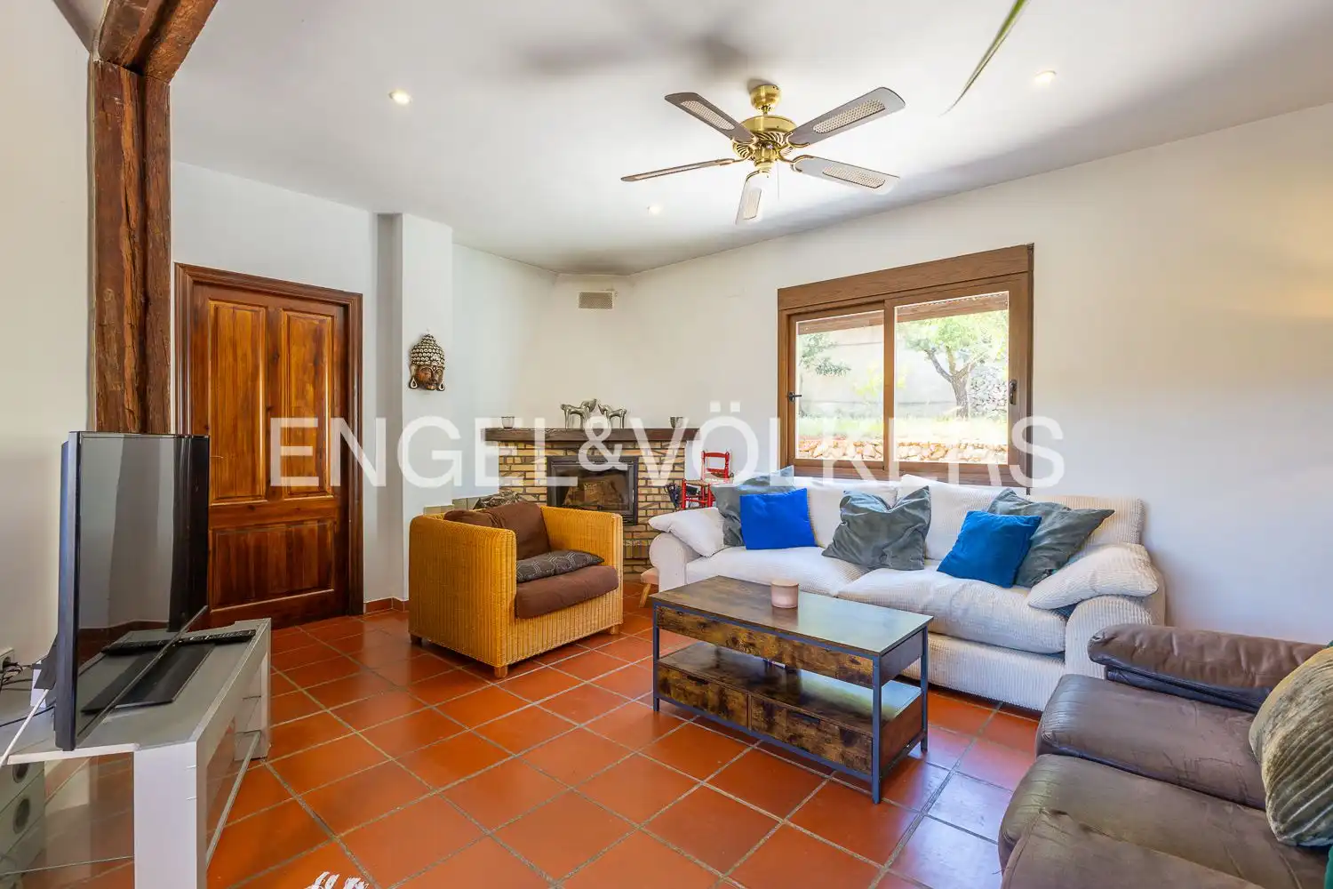 Sala de estar de Casa o chalet en venta en Xaló con Aire acondicionado, Calefacción y Jardín privado