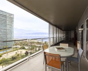 Terrace of Apartment for sale in  Barcelona Capital  with Air Conditioner, Heating and Parquet flooring