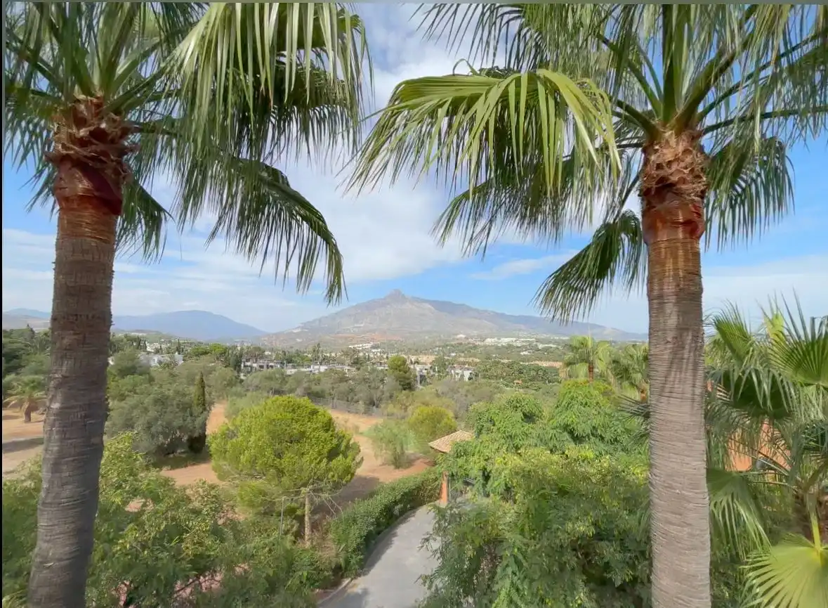 Vista exterior de Àtic de lloguer en Marbella amb Calefacció, Terrassa i Balcó