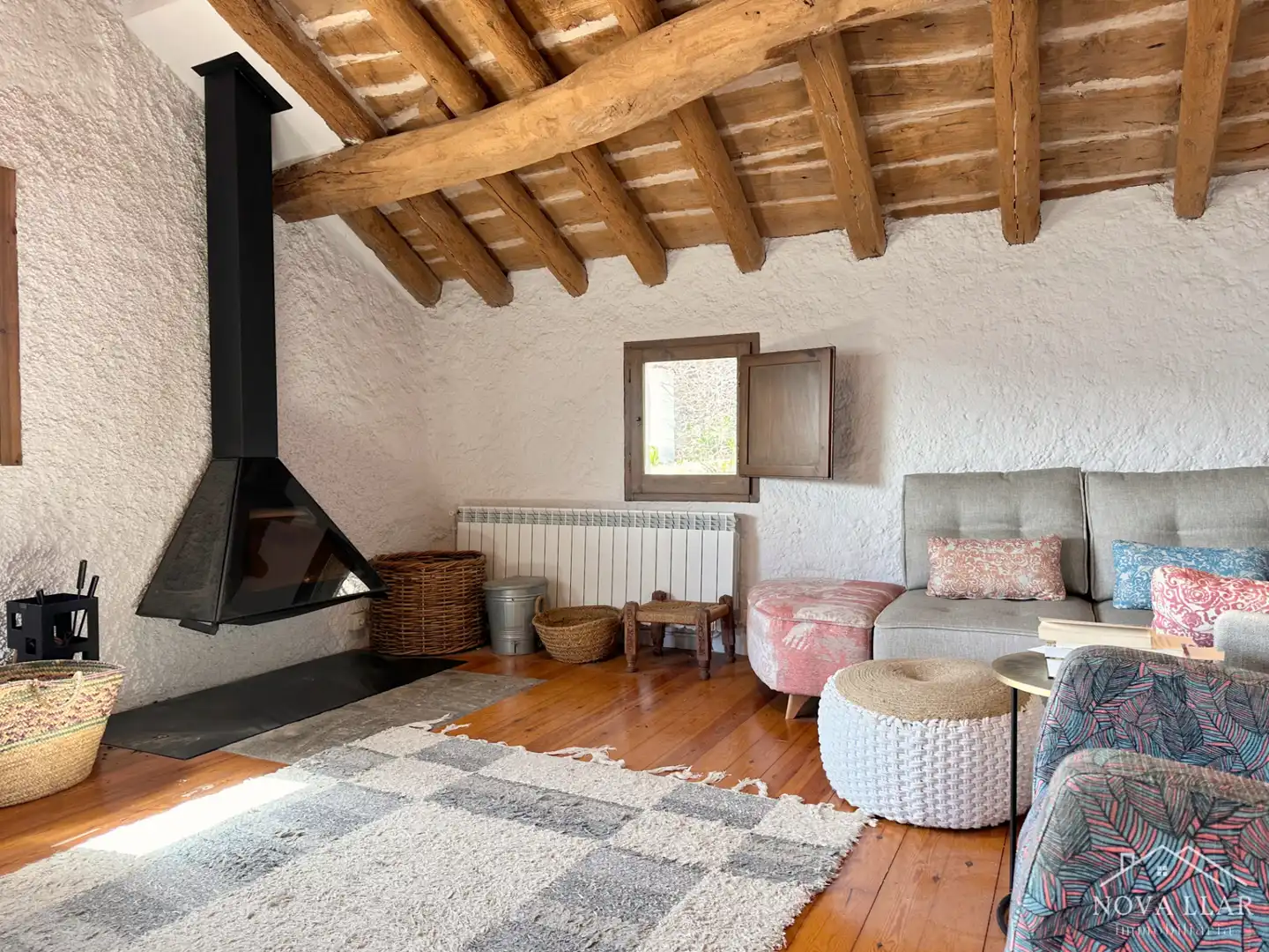 Sala de estar de Casa o chalet en venta en Ribes de Freser con Calefacción, Jardín privado y Terraza