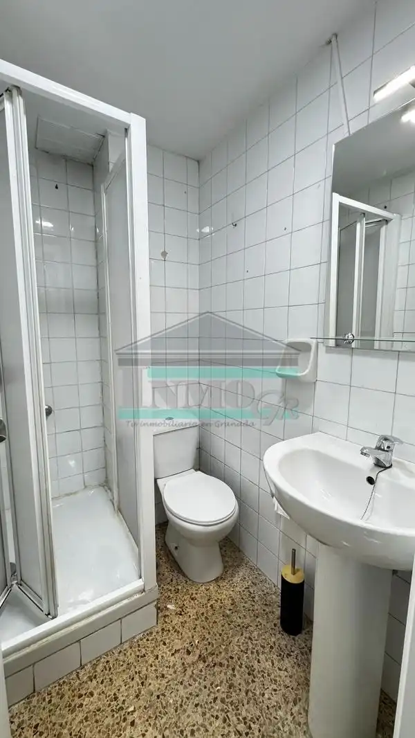 Bathroom of Flat for rent in Granada  with Furnished, TV and Balcony