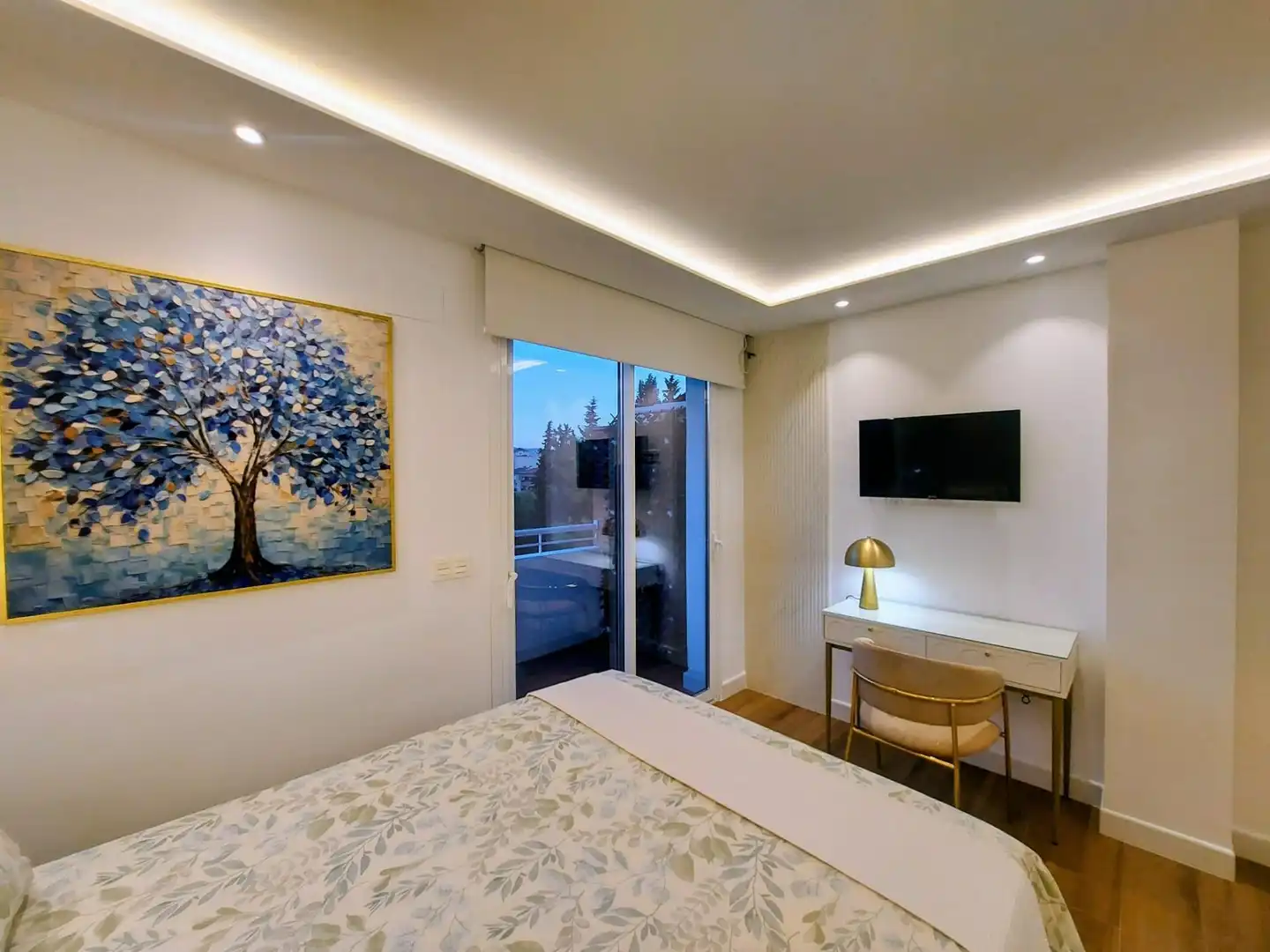 Schlafzimmer von Wohnung zur Miete in Granada mit Klimaanlage, Heizung und Möbliert