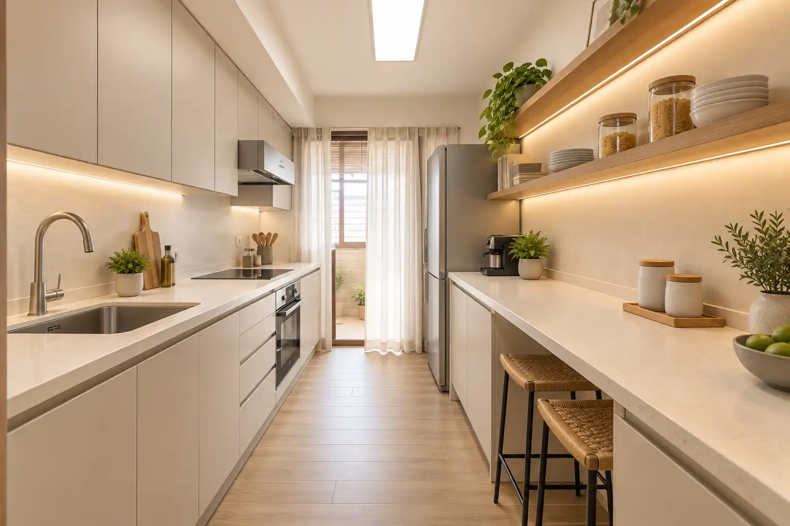 Cuina de Pis en venda en Madrid amb Calefacció, Parquet i Terrassa
