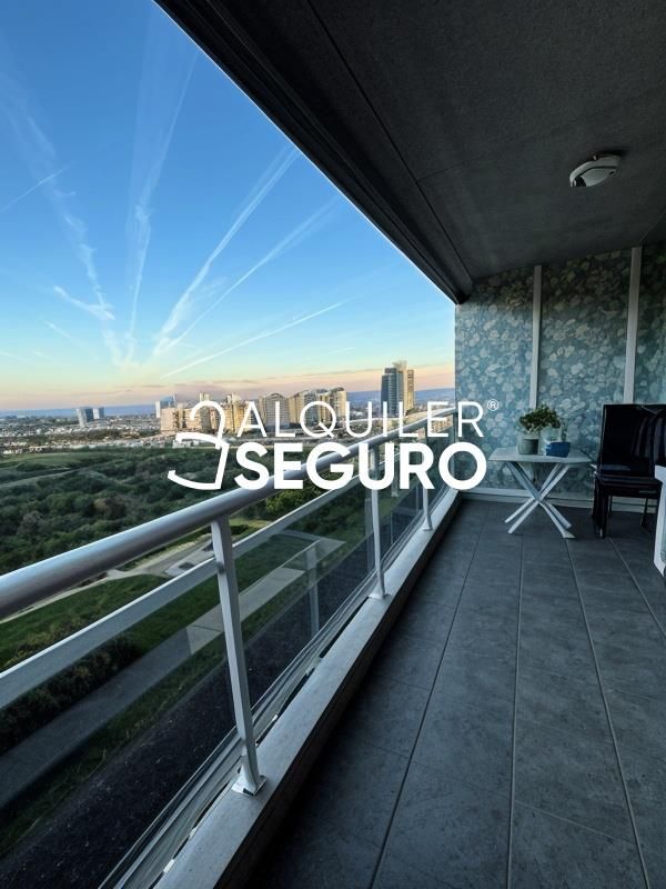 Balcony of Flat for rent in Oropesa del Mar / Orpesa  with Air Conditioner, Heating and Storage room