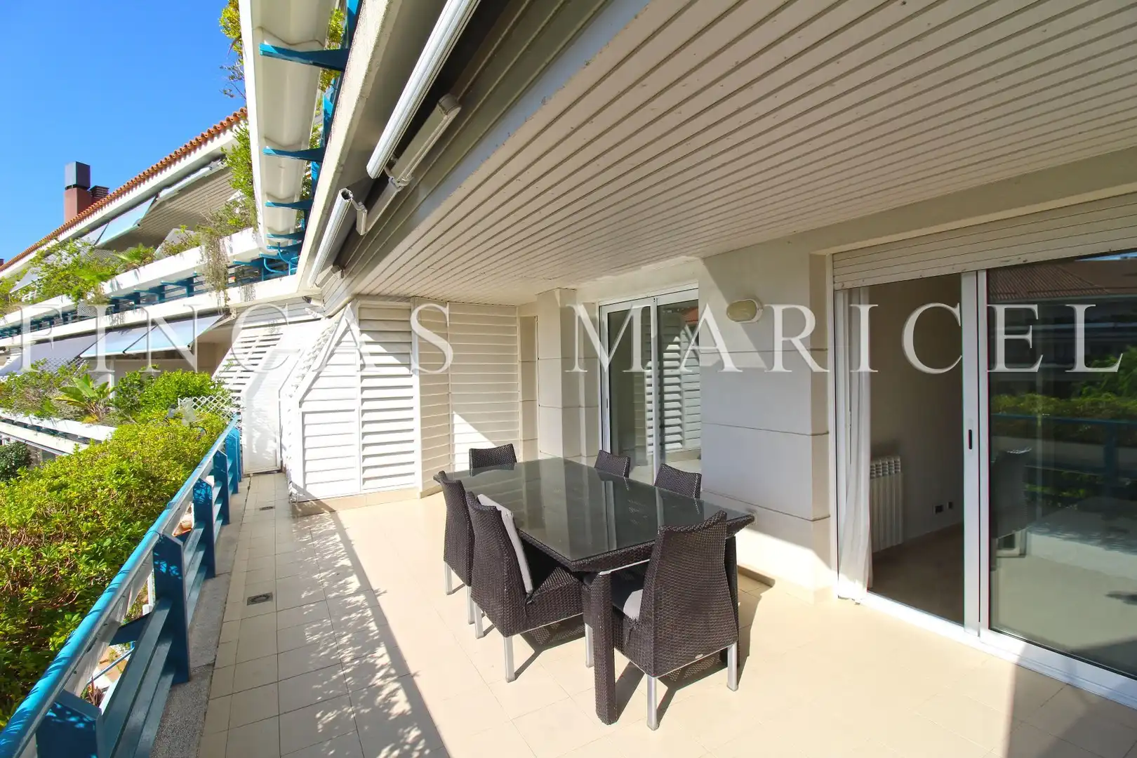 Terraza de Piso de alquiler en Sitges con Aire acondicionado, Calefacción y Terraza