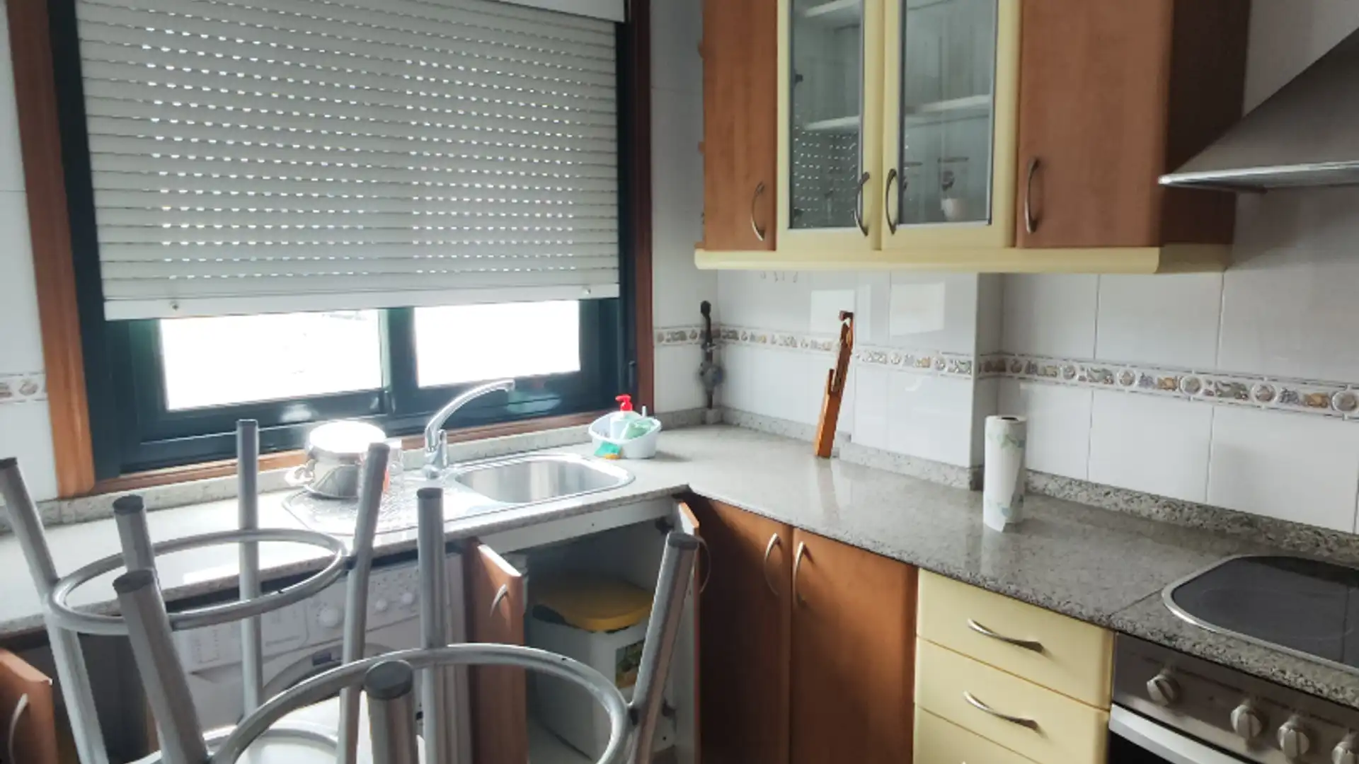 Cocina de Apartamento de alquiler en Teo con Calefacción, Parquet y Trastero