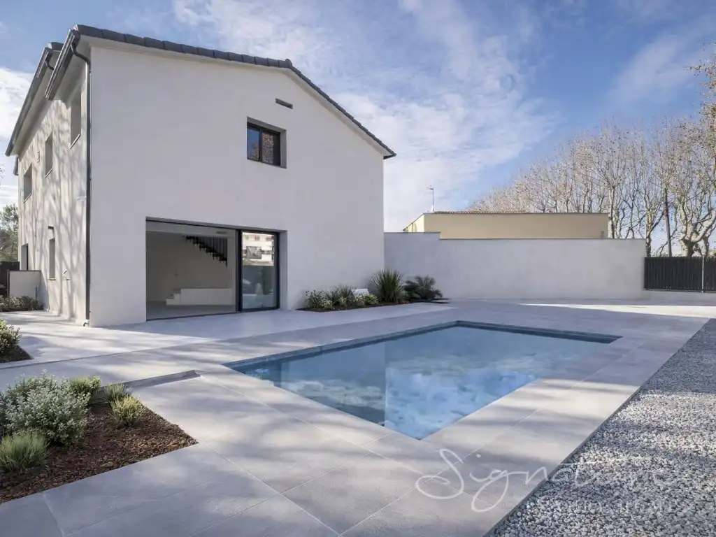 Swimming pool of Houses for sale in Sant Cugat del Vallès  with Air Conditioner, Private garden and Swimming Pool
