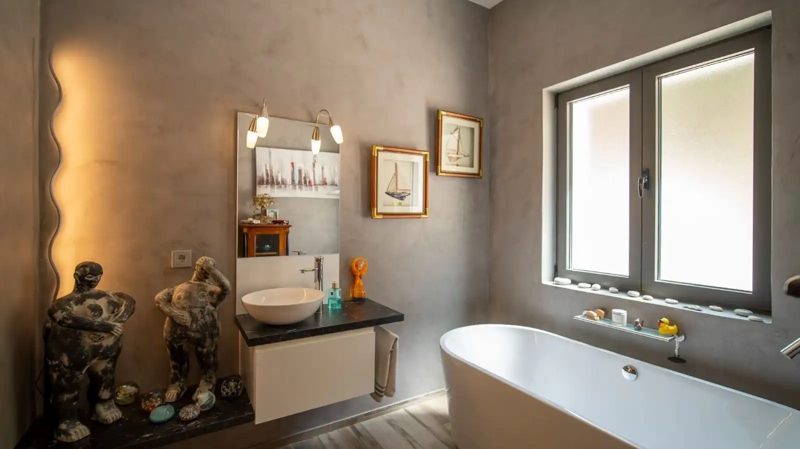 Baño de Casa o chalet en venta en El Castell de Guadalest con Aire acondicionado, Calefacción y Jardín privado