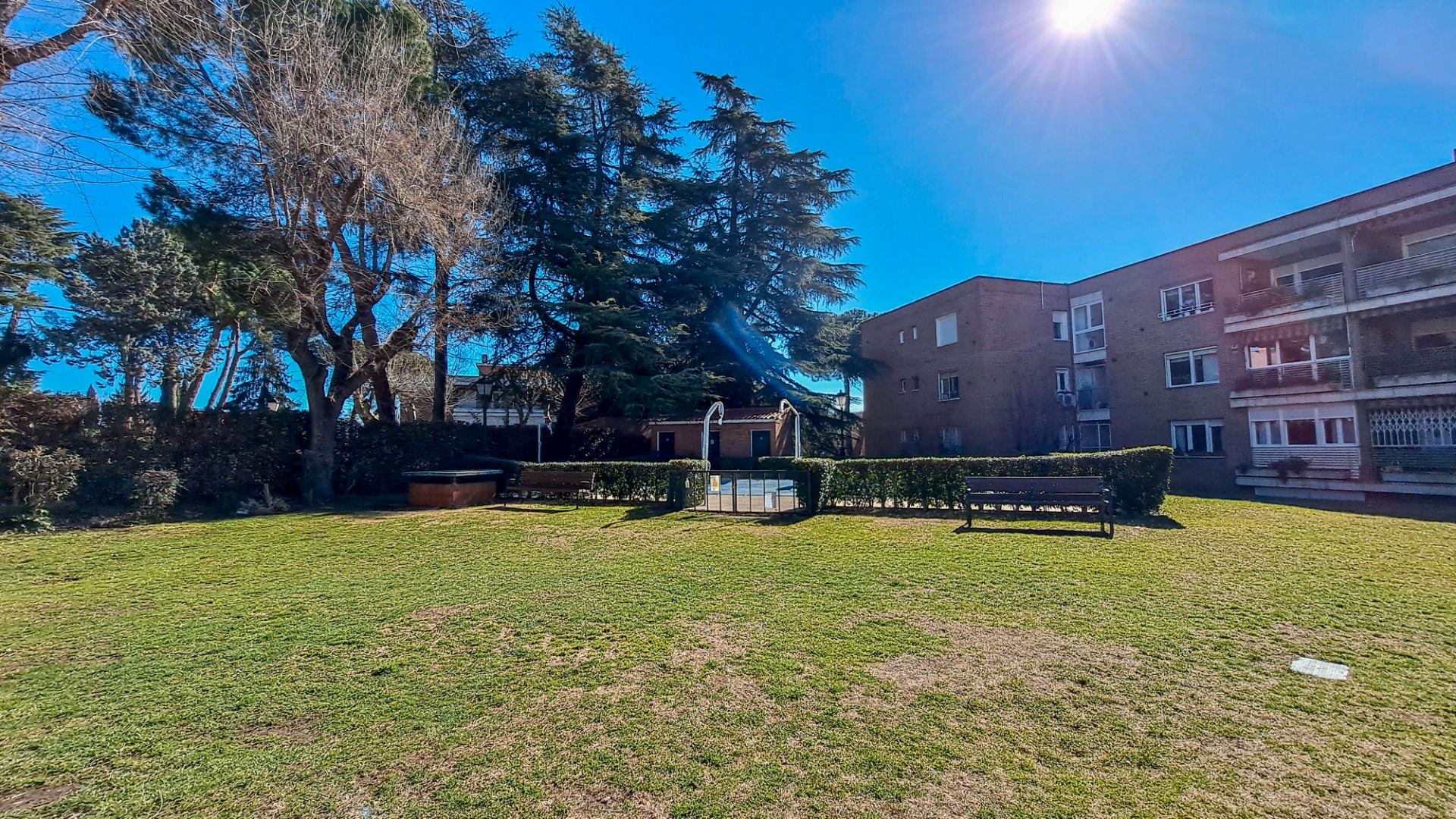 Exterior view of Flat for sale in  Madrid Capital  with Heating, Parquet flooring and Terrace
