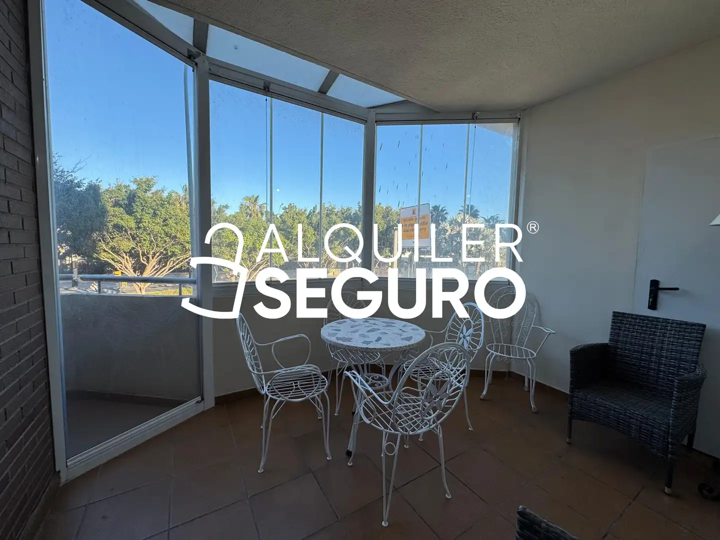 Terraza de Piso de alquiler en Málaga con Aire acondicionado, Terraza y Amueblado