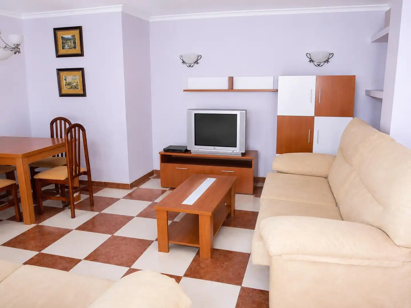 Living room of Flat for rent in Málaga  with Private garden, Terrace and Furnished