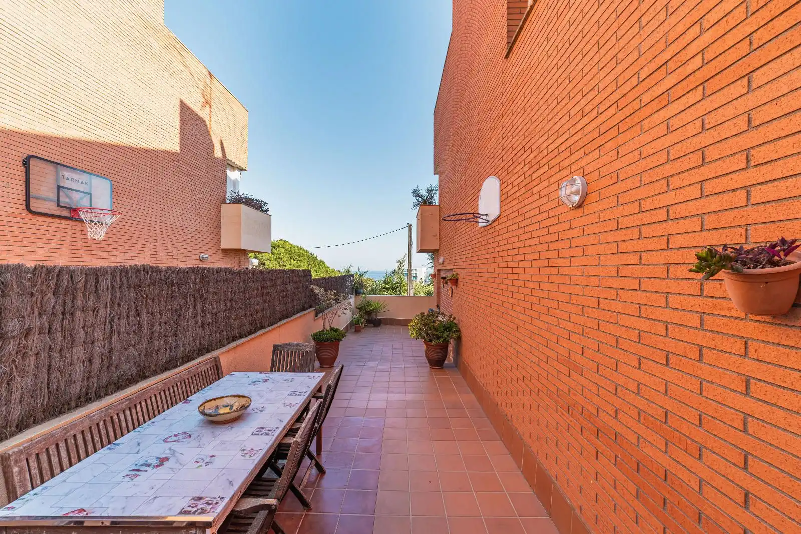 Terrassa de Casa adosada en venda en Arenys de Mar amb Aire condicionat, Calefacció i Jardí privat