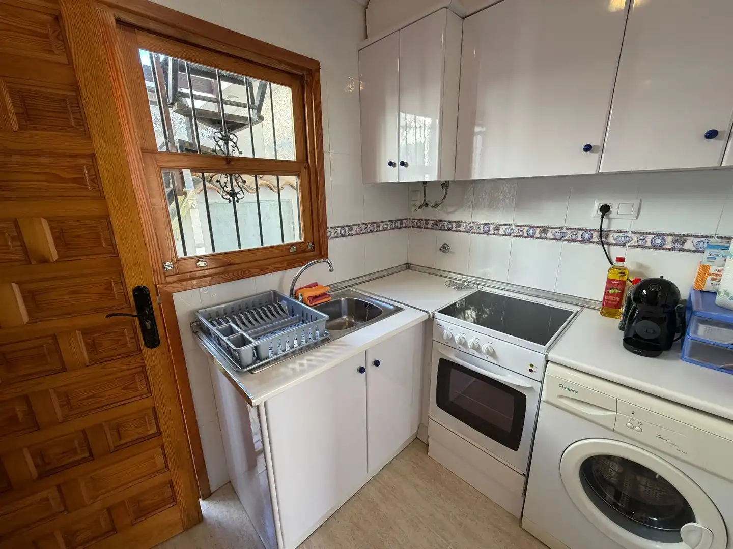 Cocina de Casa adosada en venta en Mazarrón con Terraza, Trastero y Amueblado