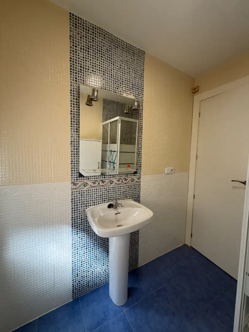 Bany de Apartament de lloguer en Cúllar Vega amb Moblat, Rentadora i Microones