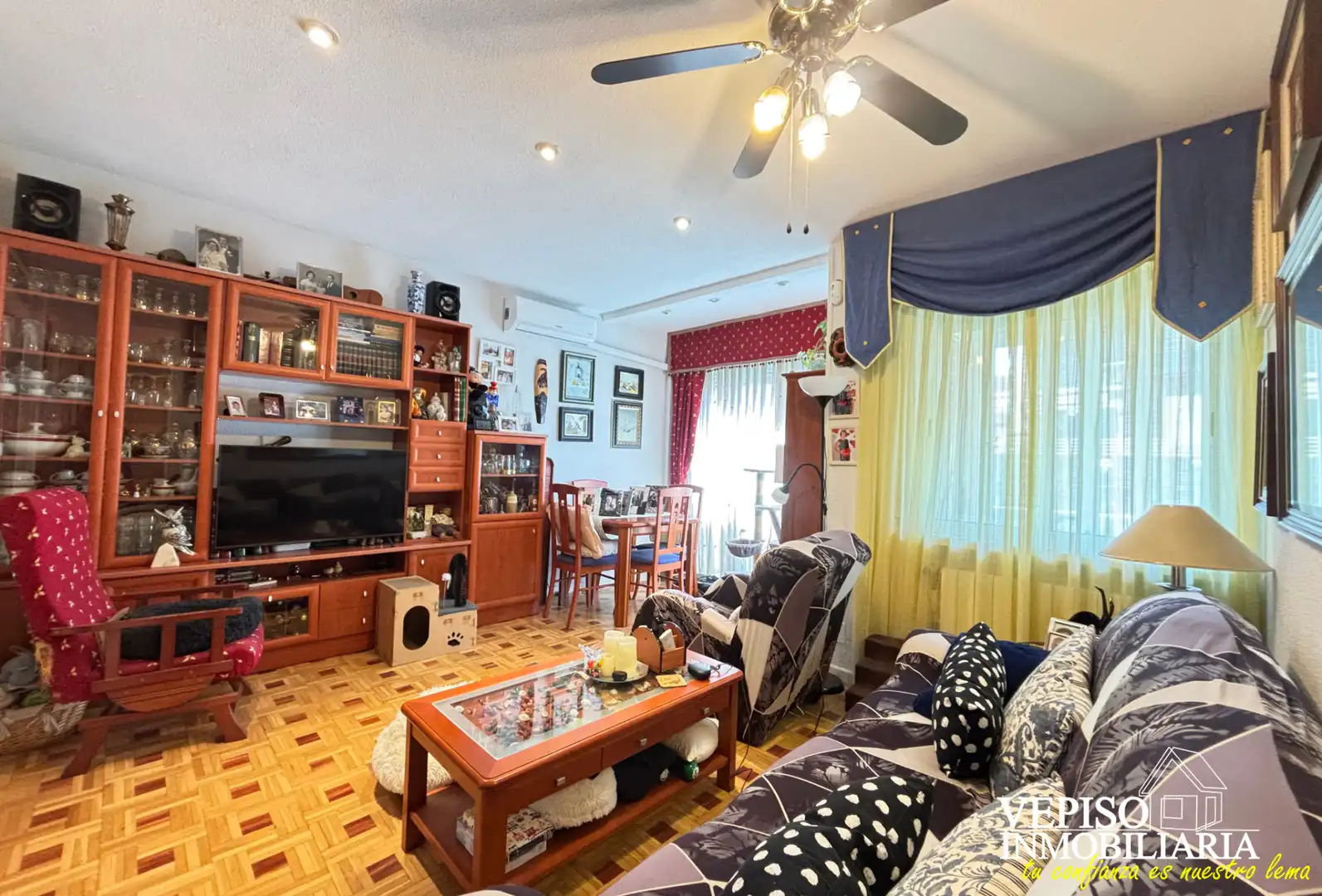 Wohnzimmer von Wohnung zum Verkauf in Madrid mit Klimaanlage, Heizung und Abstellraum