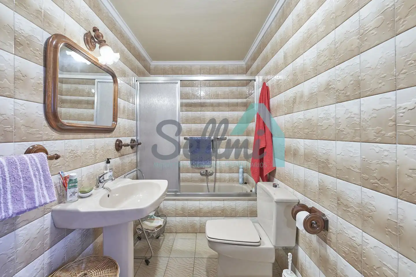 Bathroom of Houses for sale in Ribera de Arriba  with Heating, Private garden and Terrace