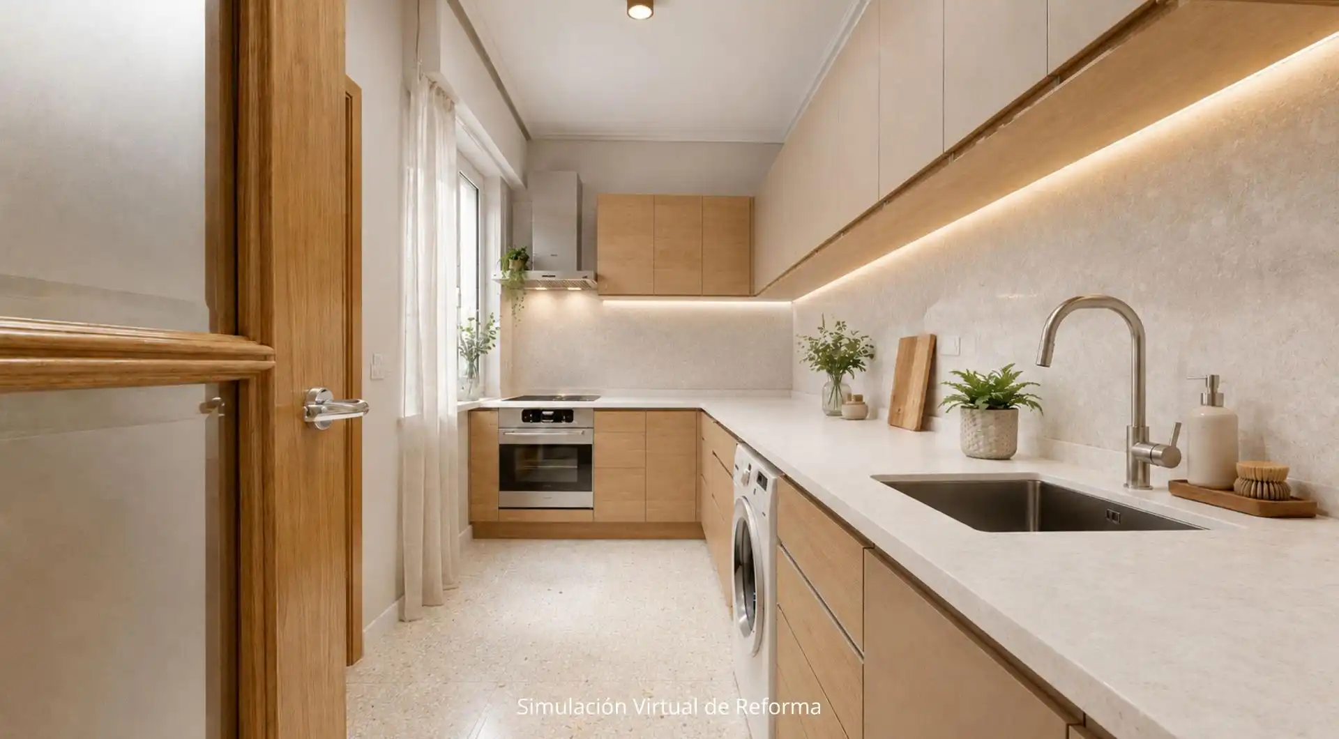 Kitchen of Flat for sale in Bilbao   with Heating and Balcony