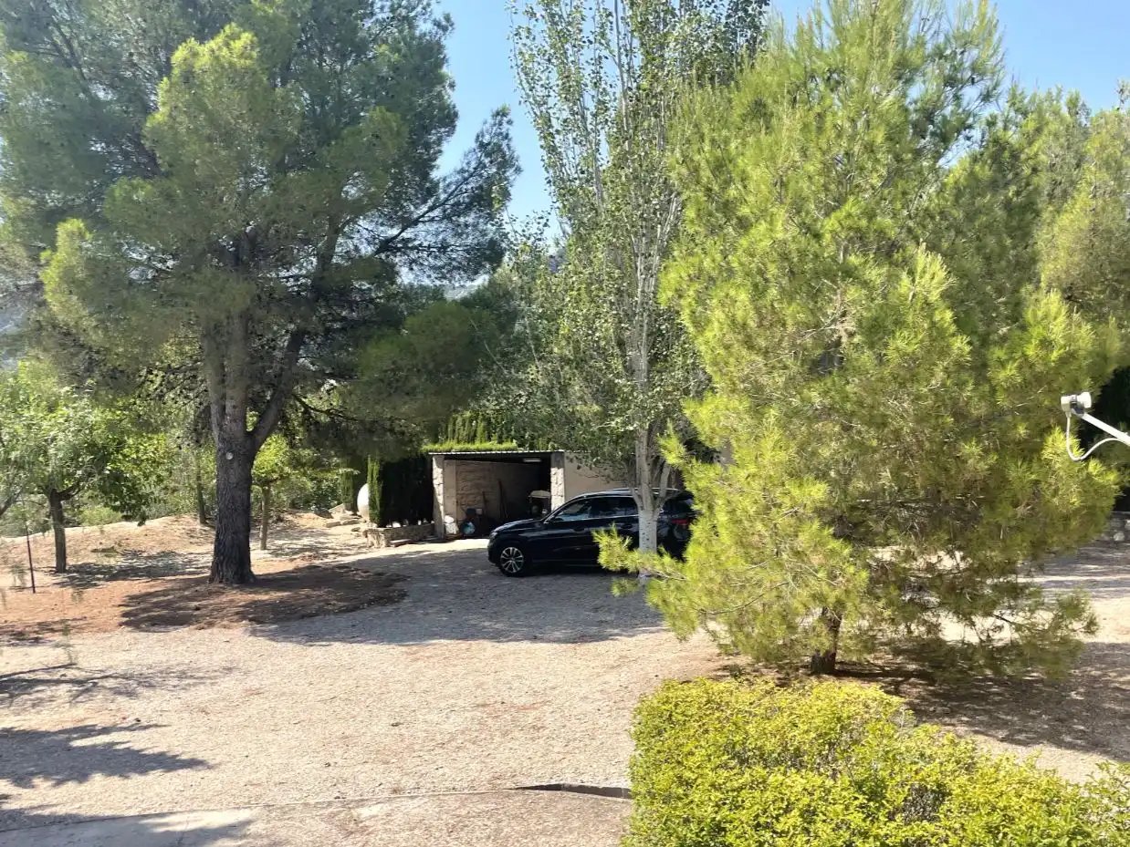 Aparcament de Casa o xalet en venda en Cocentaina amb Aire condicionat, Terrassa i Piscina