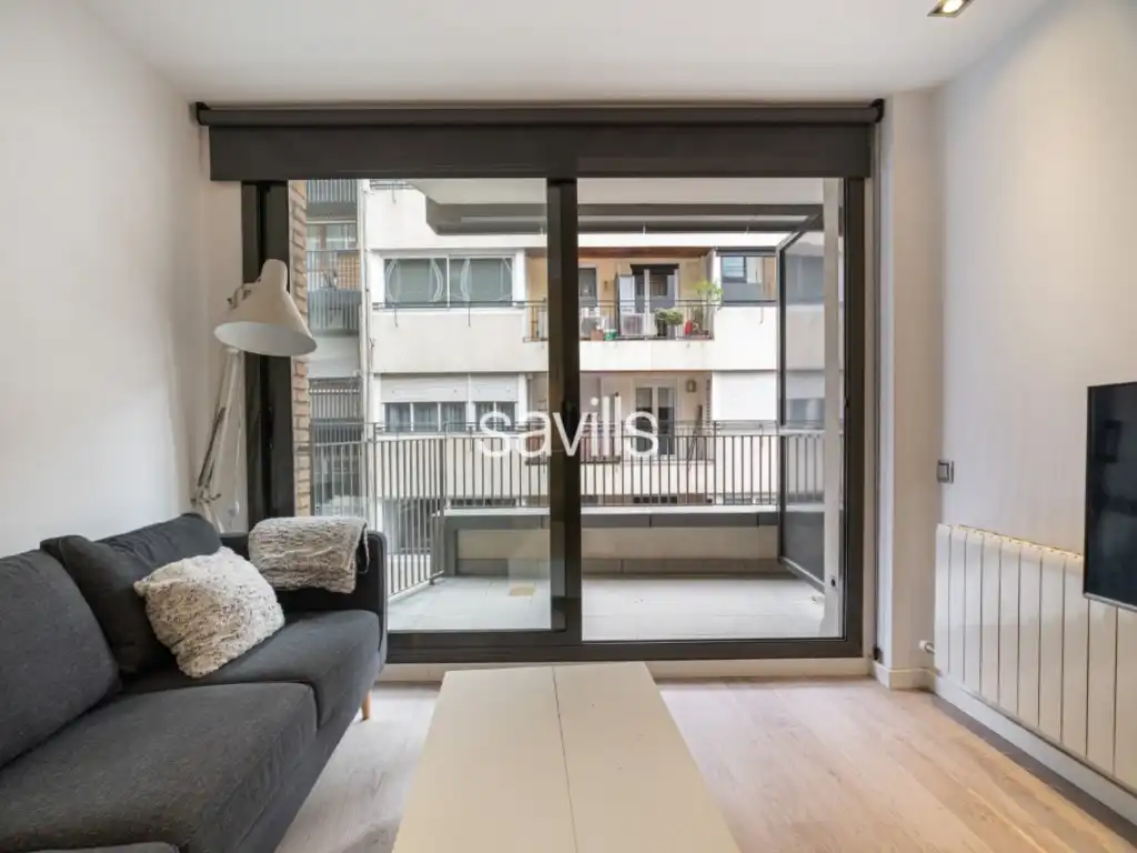 Sala de estar de Casa o chalet en venta en Barcelona con Aire acondicionado, Amueblado y Horno