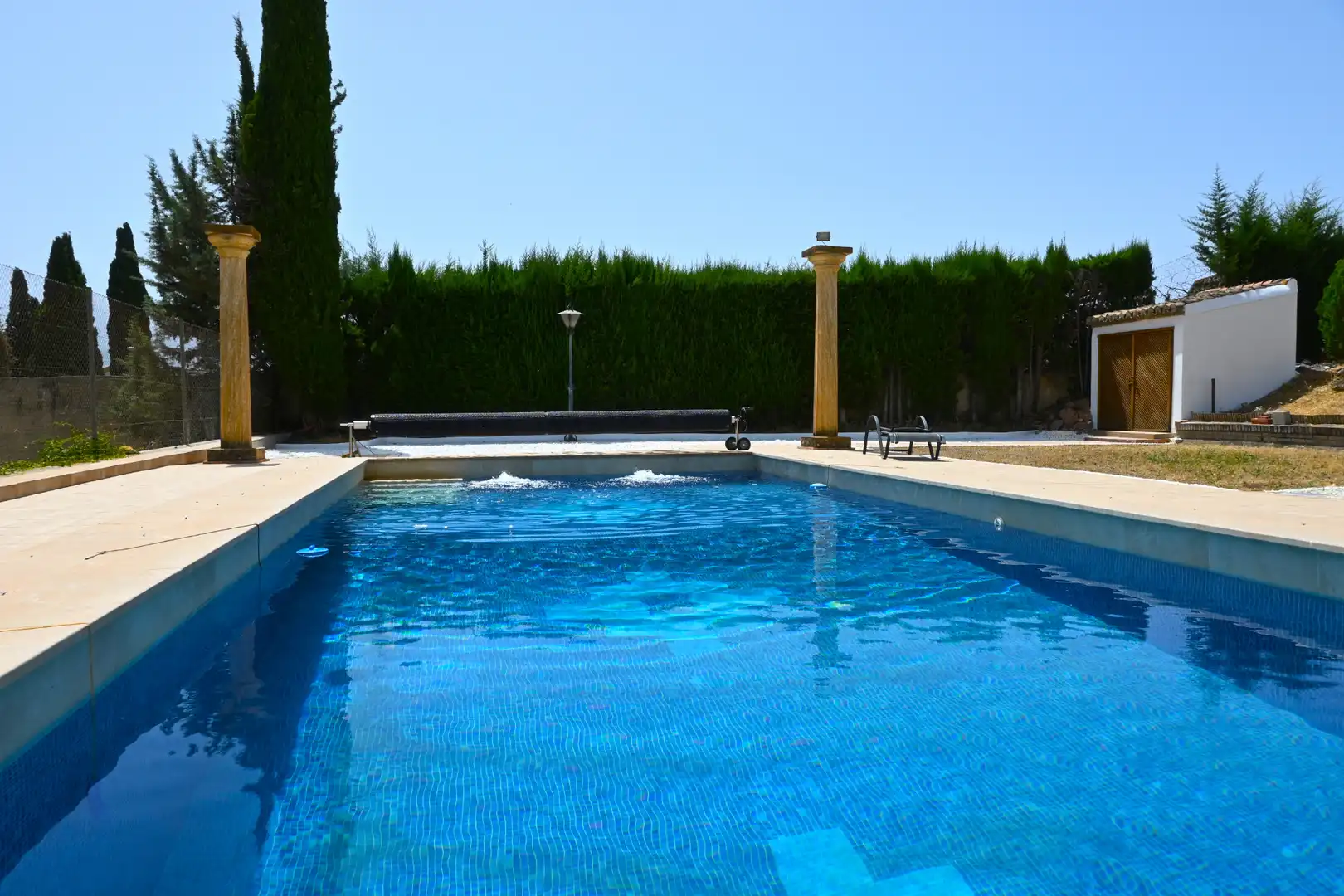Piscina de Casa o xalet en venda en Las Gabias amb Jardí privat, Terrassa i Traster